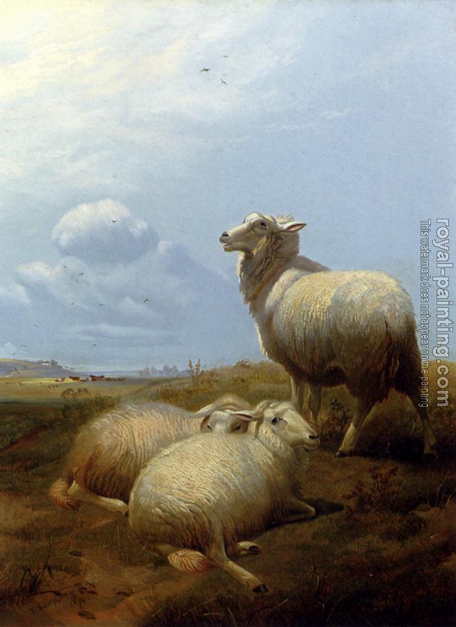 Thomas Sidney Cooper : Sheep At Pasture
